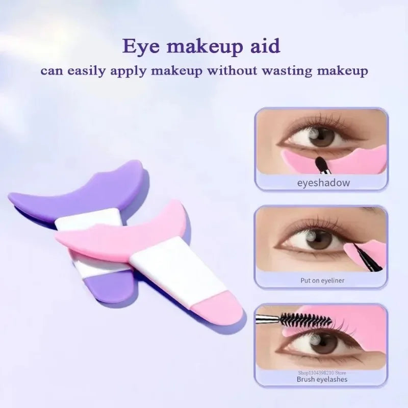 Silicone Eyeliner Stencil – Reusable Winged Eye Makeup Guide Eyeliner Stencil Tool HIP
