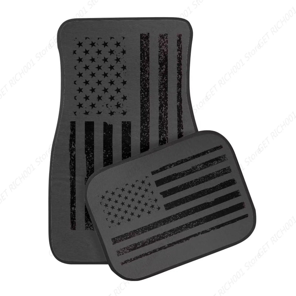 American Flag Car Floor Mats – 4-Piece Heavy-Duty Set Car Floor Mats HIP