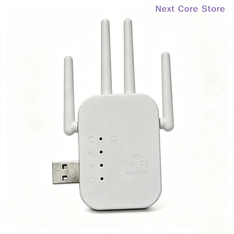WiFi Extender 2.4GHz 300Mbps – 4 Antennas & Ethernet Port WiFi Range Extender HIP