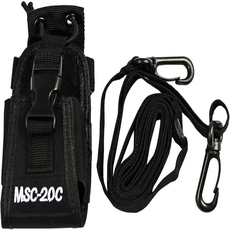 MSC-20C Nylon Walkie Talkie Holder Bag – UV-5R TYT ICOM Radio Holder Bag HIP One Size
