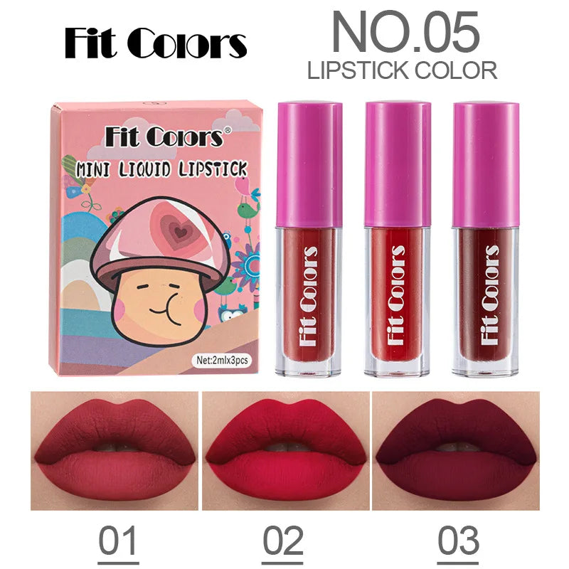 Fruit Flavored Lip Oil Set 3-Pack | Avocado, Strawberry, Peach Lip Oil Set HIP NO.05