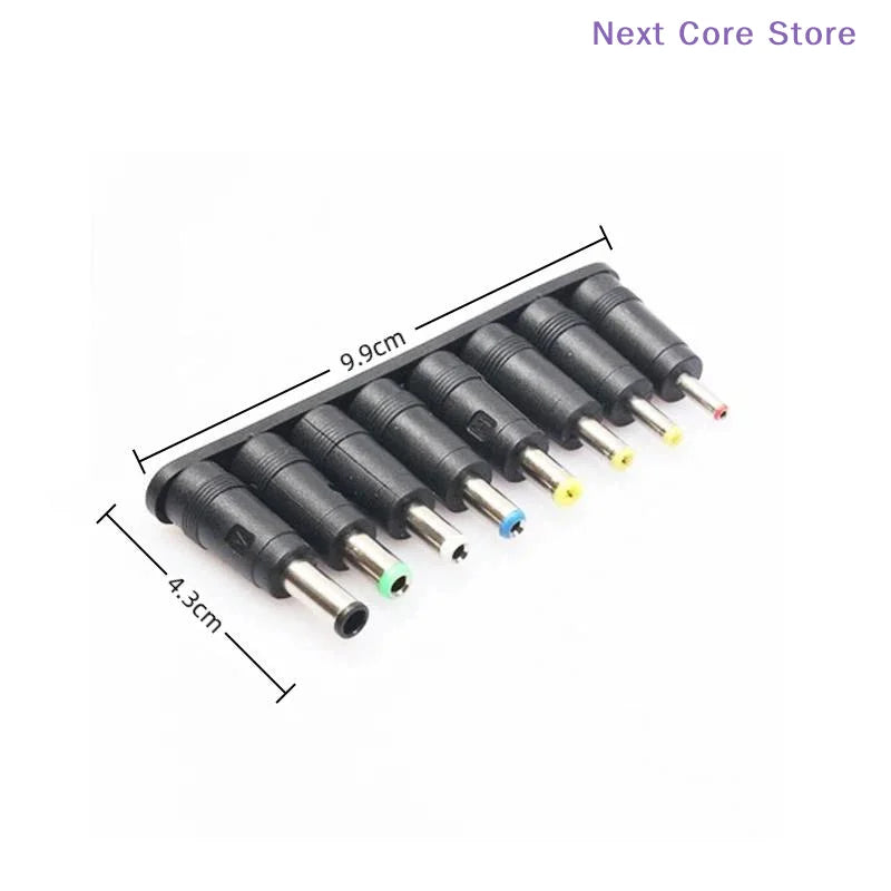 Universal USB to DC Power Cable 5V – 8 Interchangeable Tips USB DC Power Cable HIP