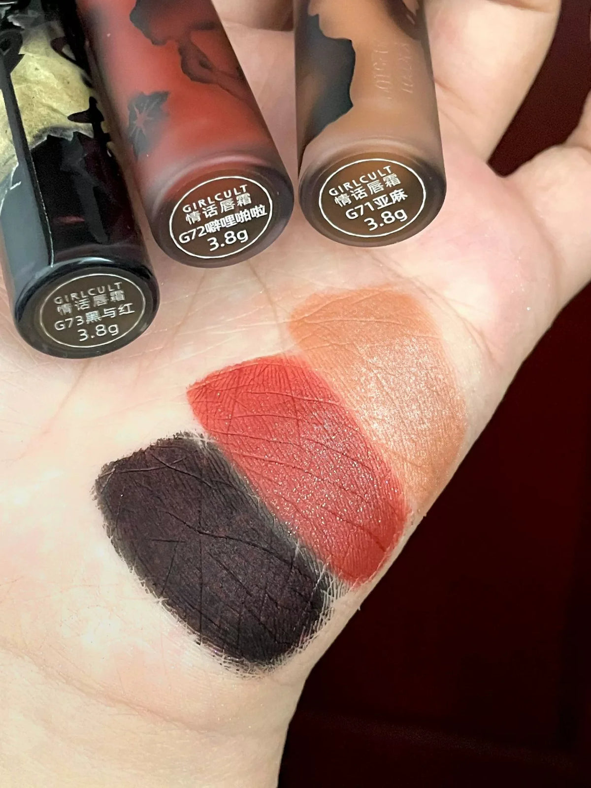 Girlcult Gothic Shimmer Lip Cream – Matte Velvet & Pearl Lip Cream HIP