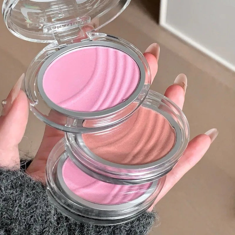 Matte Blush Powder Low Saturation Natural Cheek Color Long Lasting Waterproof Lightweight Face Blusher Korean Style Daily Makeup HIP