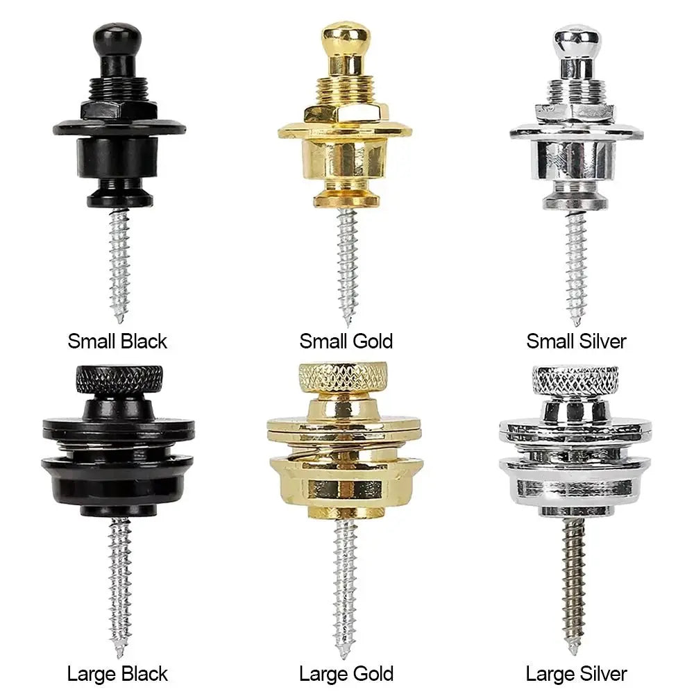 Premium Zinc Alloy Guitar Strap Lock – Security Locking System Guitar Strap Lock HIP