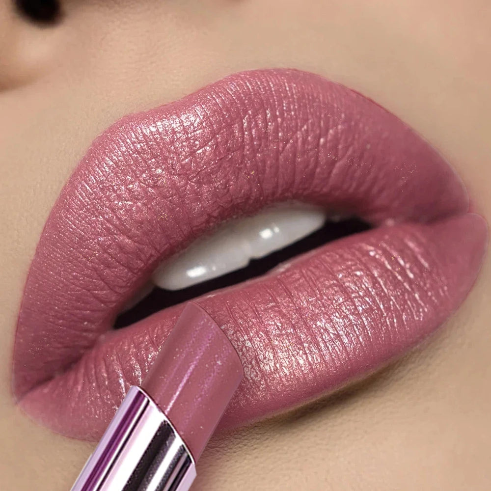 JUJU Vintage Rose Matte Lipstick – Long-Lasting Waterproof Matte Lipstick HIP