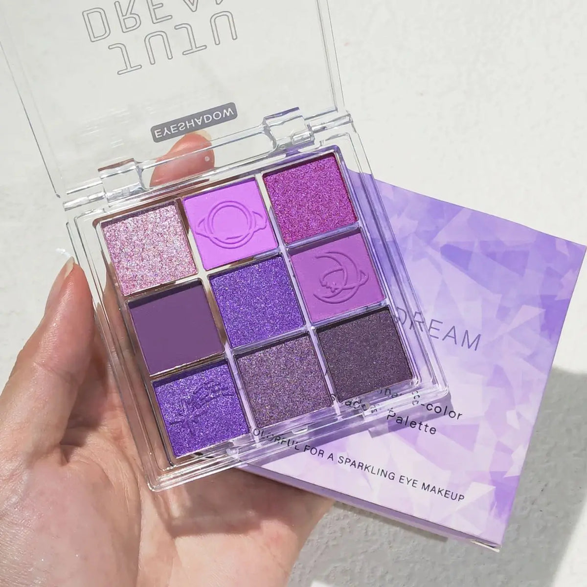 Purple Tassel 9-Shade Eyeshadow Palette – Smoky Violet Eyeshadow Palette HIP