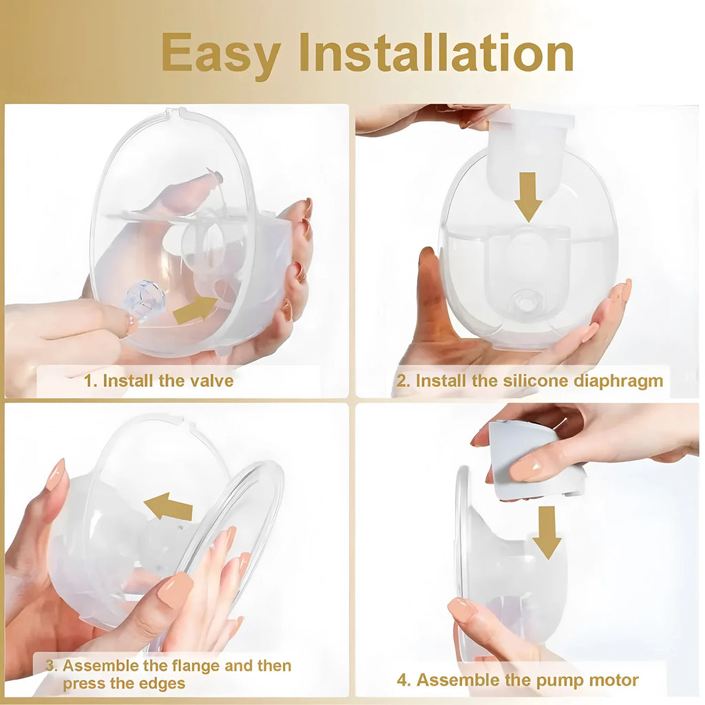 Wearable Electric Breast Pump – Hands-Free, Silent & Smart Wearable Breast Pump HIP