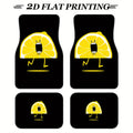 4-Piece Lemon Design Car Floor Mats – Front & Rear Set Car Floor Mats HIP 1 one size