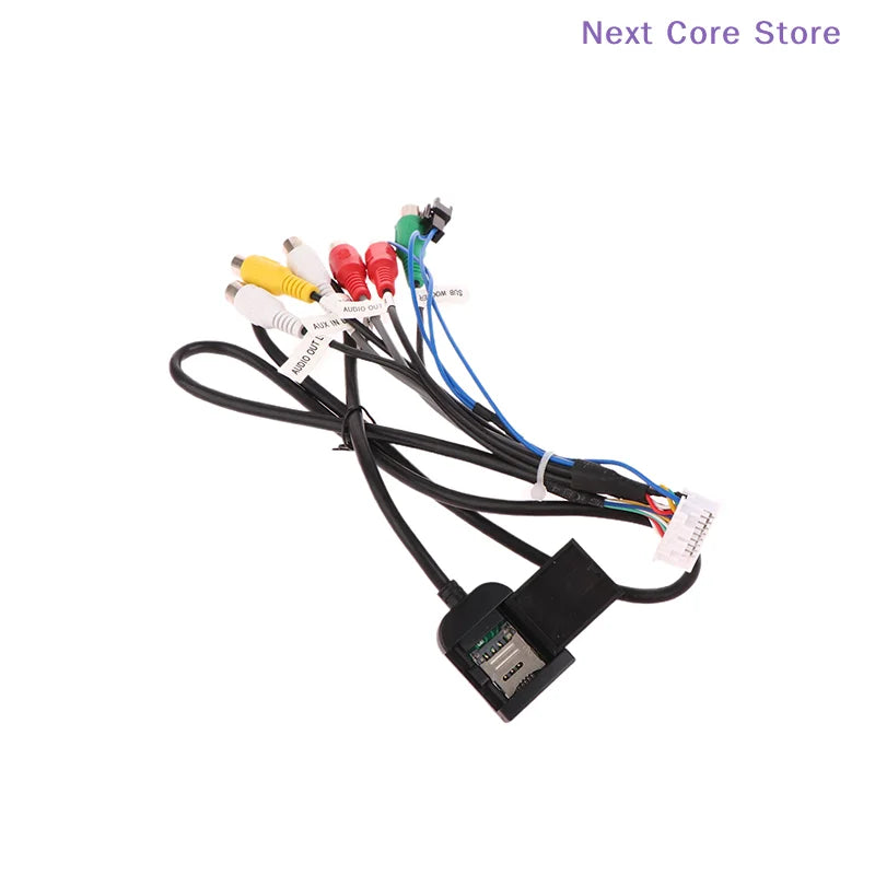 20-Pin Car Stereo Wiring Harness – AUX Audio Connector Cable Car Audio Harness HIP