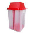 Reusable Pickle Container with Strainer & Lid – BPA Free Food Storage Container HIP Red