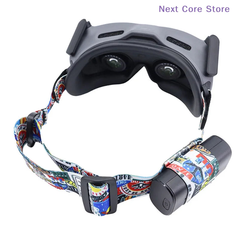 FPV Goggles V2 Cartoon Graffiti Replacement Headband Strap FPV Goggle Accessory HIP