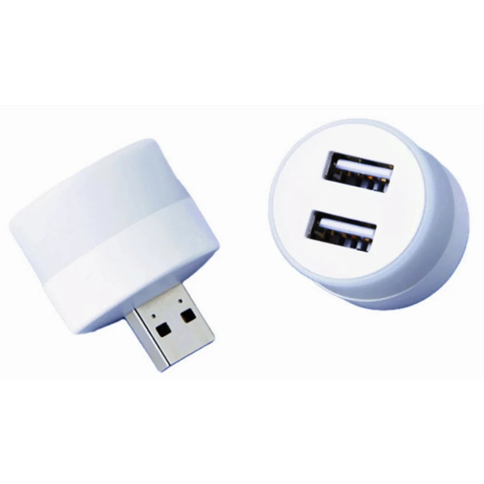 LDHLM USB LED Night Light – Dual USB Splitter Reading Lamp USB LED Night Light HIP
