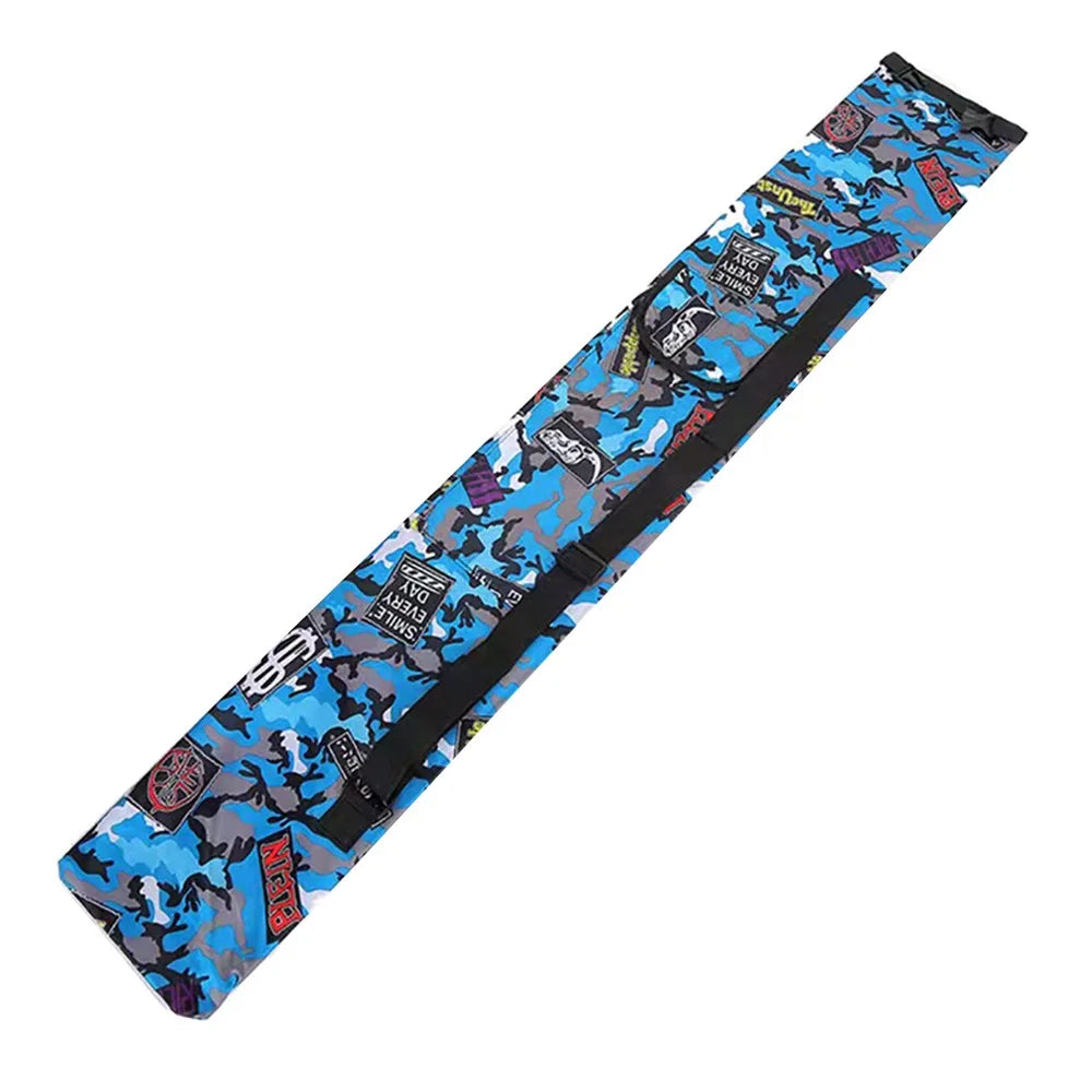 Waterproof Foldable Fishing Rod & Tackle Storage Bag Fishing Rod Bag HIP Blue 128cm