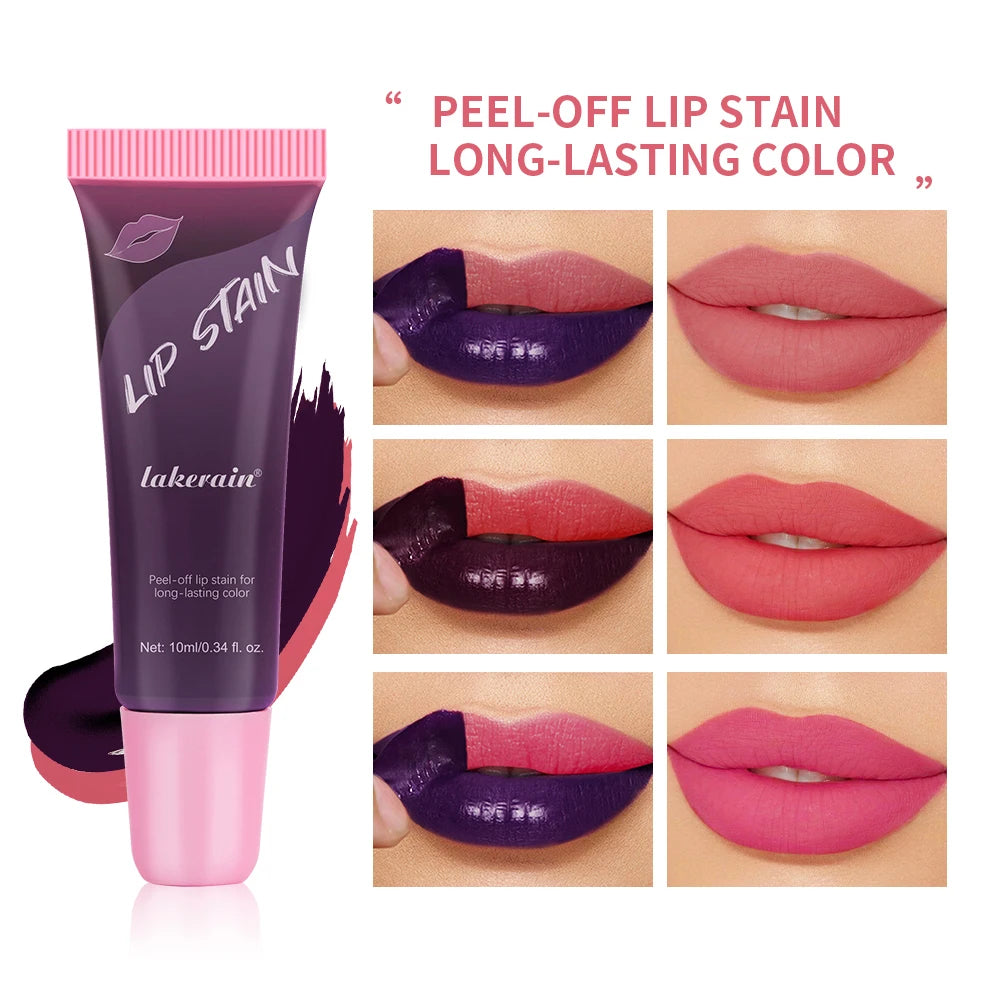 Peel Off Lip Stain Waterproof Resistant Lipsticks Cheap Lip Gloss Matte Tick for Lips Labios Inks Tattoos Makeup Ink Tint HIP