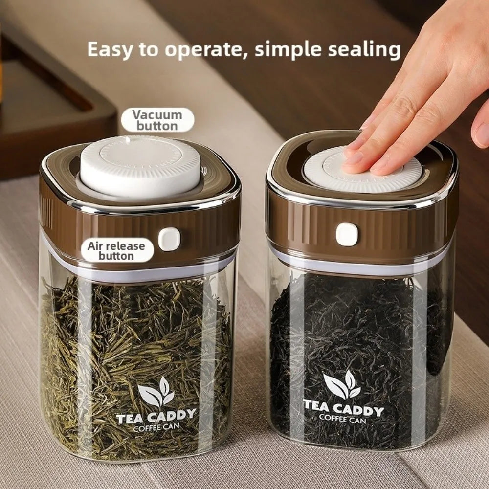 Glass Coffee Bean Storage Jar – Airtight & Date Record Glass Storage Jar HIP