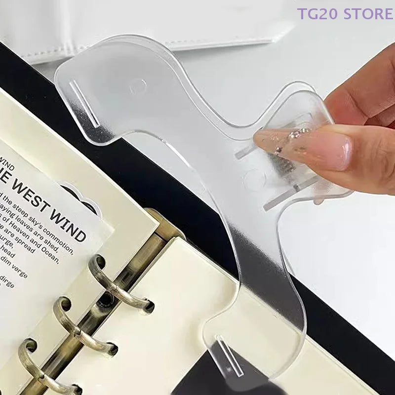 Frosted Transparent Book Page Clip – Memo & Reading Tool Book Page Clip HIP