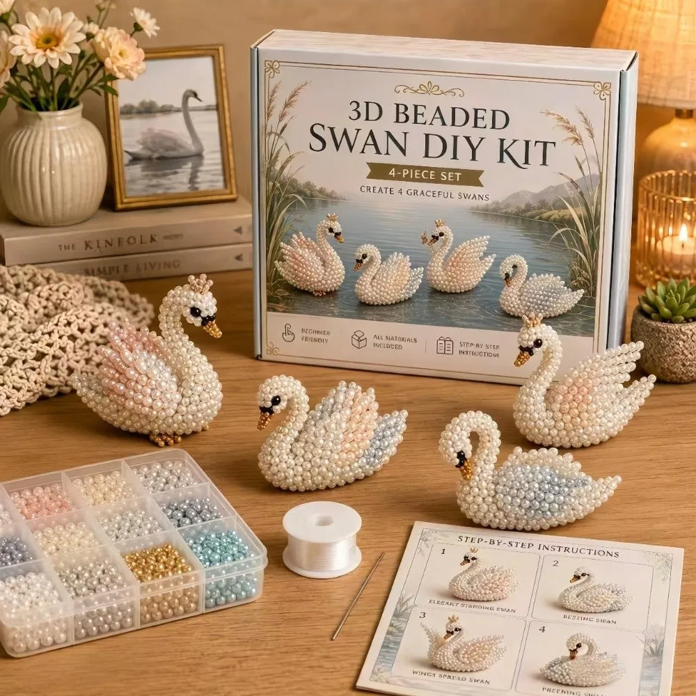 3D Bead Art DIY Kit – Character Series Handmade Beading Set DIY Bead Craft Kit HIP
