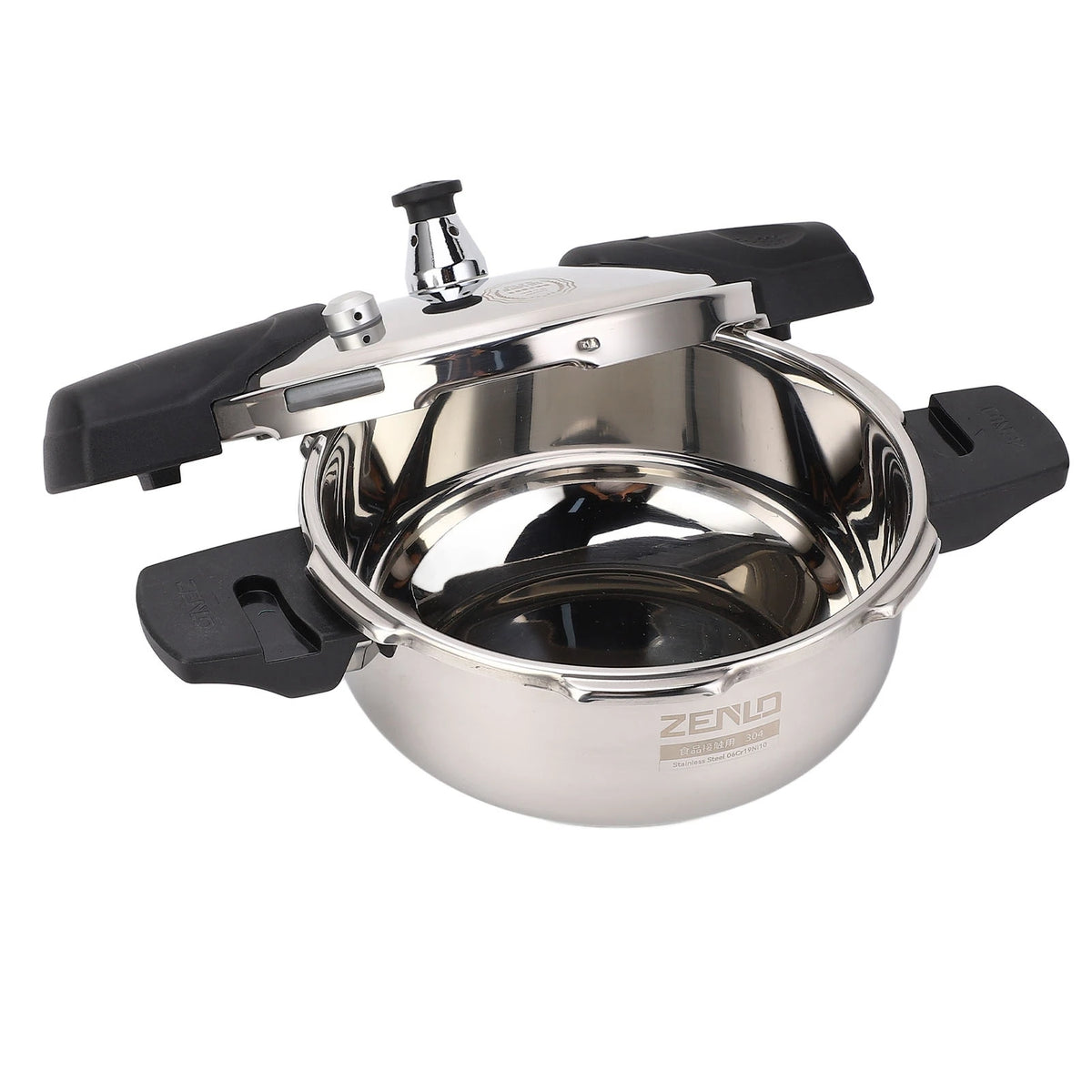 Mini Pressure Cooker Healthy Acid Alkali Resistance 1.8L Pressure Cooker Scratch Resistance for Gas Stove for Pressed Oysters HIP