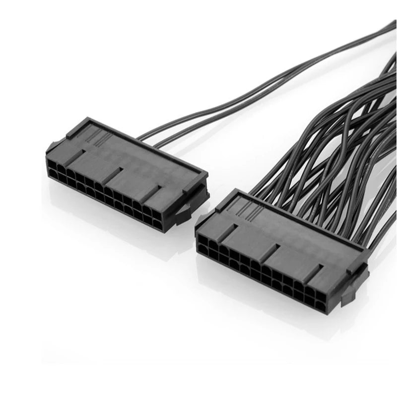 24-Pin ATX Dual PSU Splitter Synchronizer Cable – 30cm Mining ATX Power Cable HIP