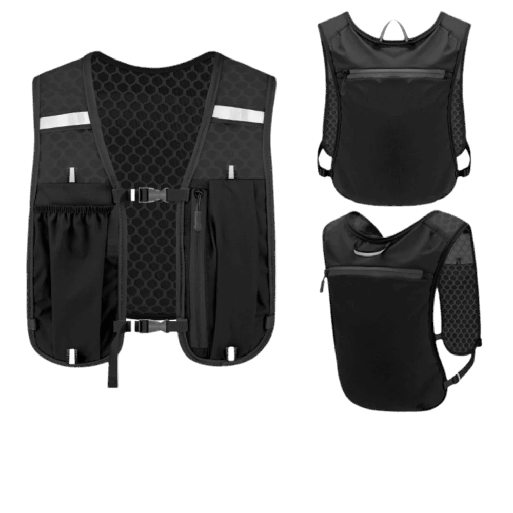 Waterproof Running Vest – Hydration Pocket & Reflective Strips Running Hydration Vest HIP