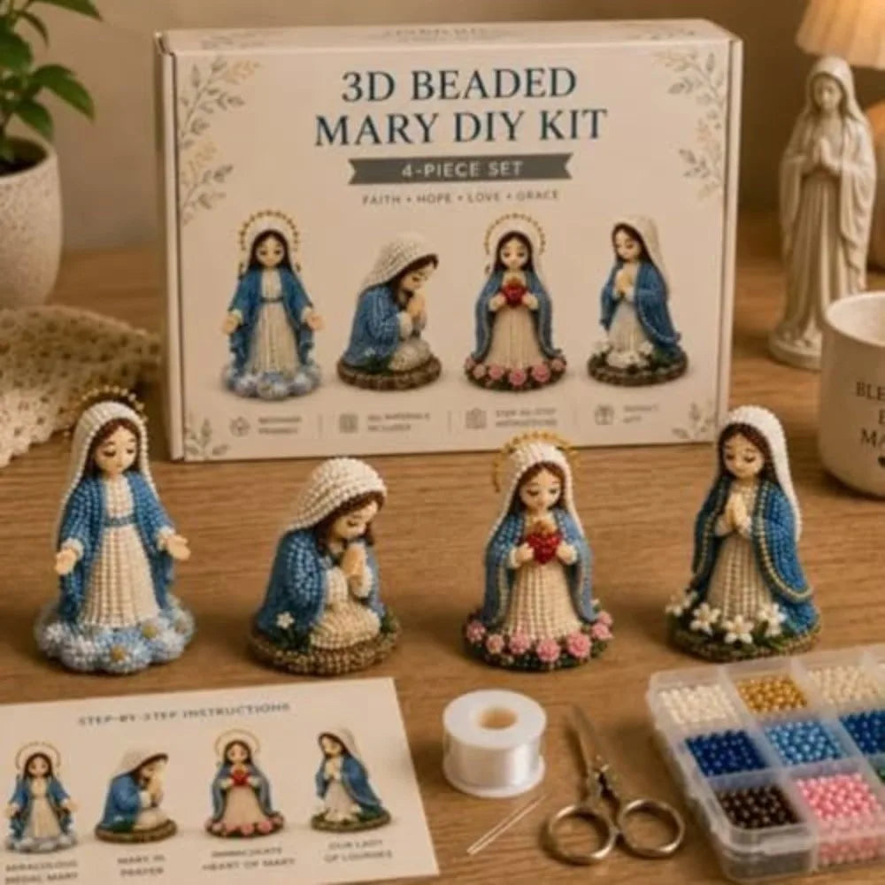 3D Bead Art DIY Kit – Character Series Handmade Beading Set DIY Bead Craft Kit HIP