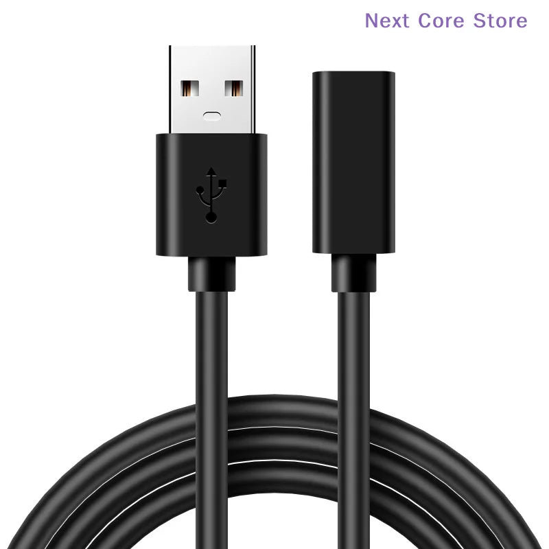 USB-A to USB-C Female Extension Cable – 6A Fast Charging USB Extension Cable HIP