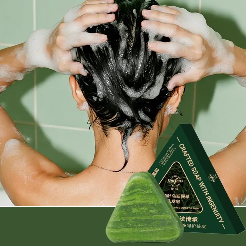 Herbal Shampoo Bar – Oil Control & Thicker Hair | 120g Herbal Shampoo Bar HIP
