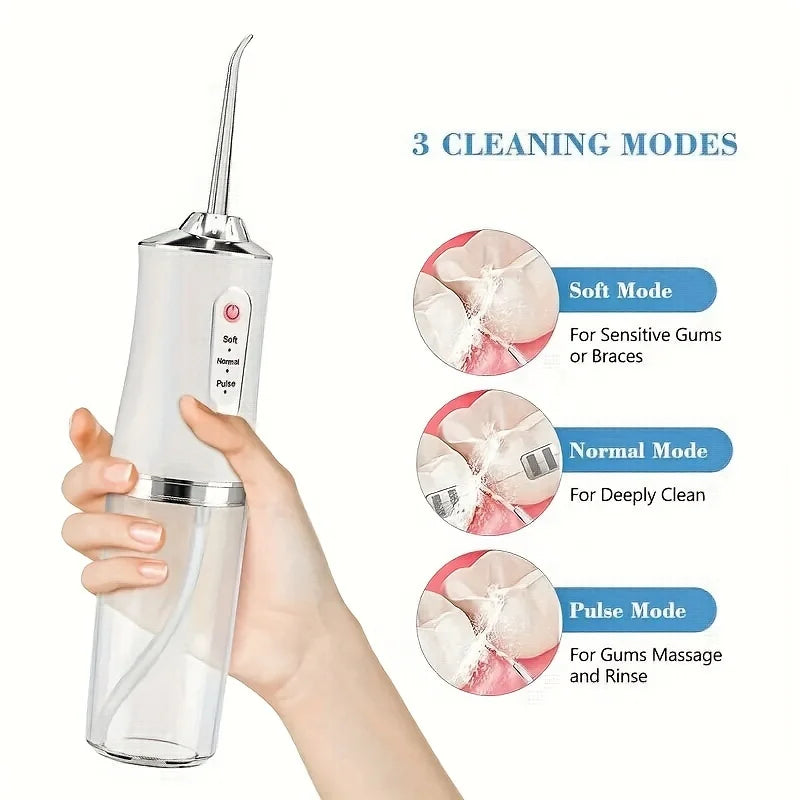 Fireurus USB Portable Water Flosser – Oral Irrigator Electric Water Flosser HIP