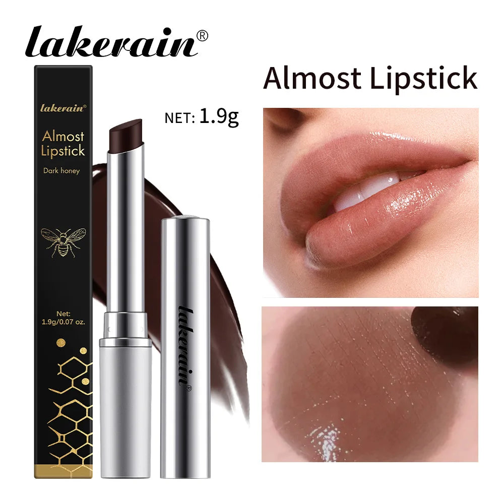 Vitamin E Pink Honey Lipstick Nourishing Moisturizing Tinted Lip Plumping Balm Smooth Enhancing Natural Color Lip Care Makeup HIP Dark
