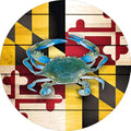 Maryland Blue Crab Flag Spare Tire Cover – SUV RV Truck Spare Tire Cover HIP Acquiesce 16 in