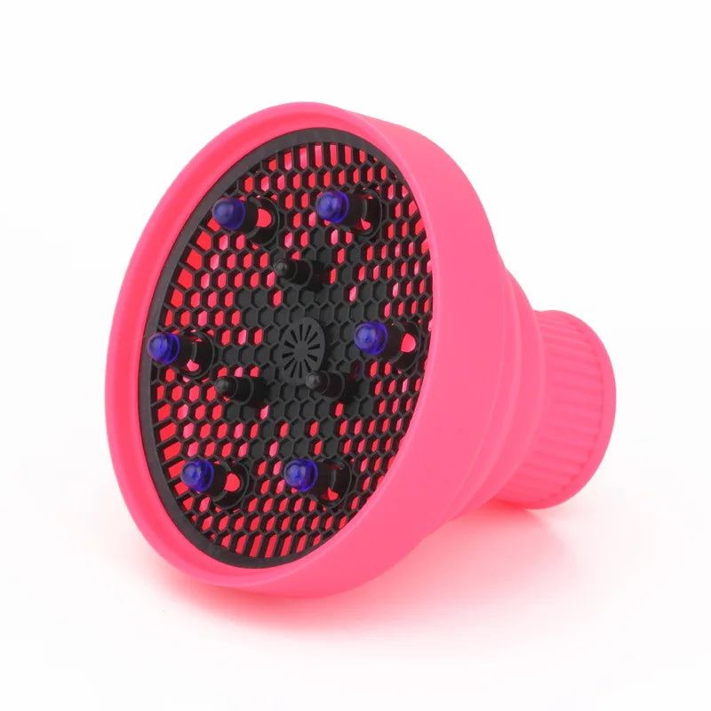 Universal Silicone Hairdryer Diffuser Cover Hair Curl Diffuser Foldable Curly Hair Drying Blower Barber Styling Accessories Tool HIP