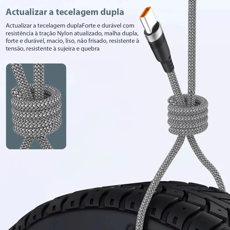 5M Type-C USB Cable – 5A Fast Charging & Data Sync Android USB-C Charging Cable HIP