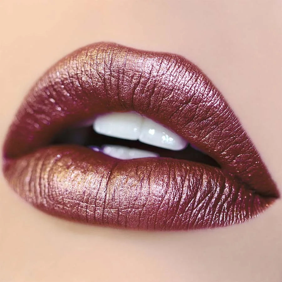 1 PC Red Metallic Lipstick Long Lasting Glitter Waterproof Lip Glaze Moisturize Luminous Liptint Shimmer Shiny Lipgloss Makeup HIP