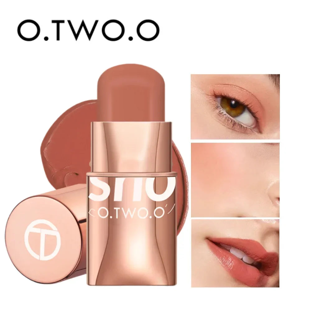 O.TWO.O 3-in-1 Cream Stick – Lip, Blush & Eye Makeup Multi-Use Makeup Stick HIP