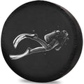 Scuba Diver Spare Tire Cover – Waterproof Polyester RV & SUV Spare Tire Cover HIP Acquiesce 17 in