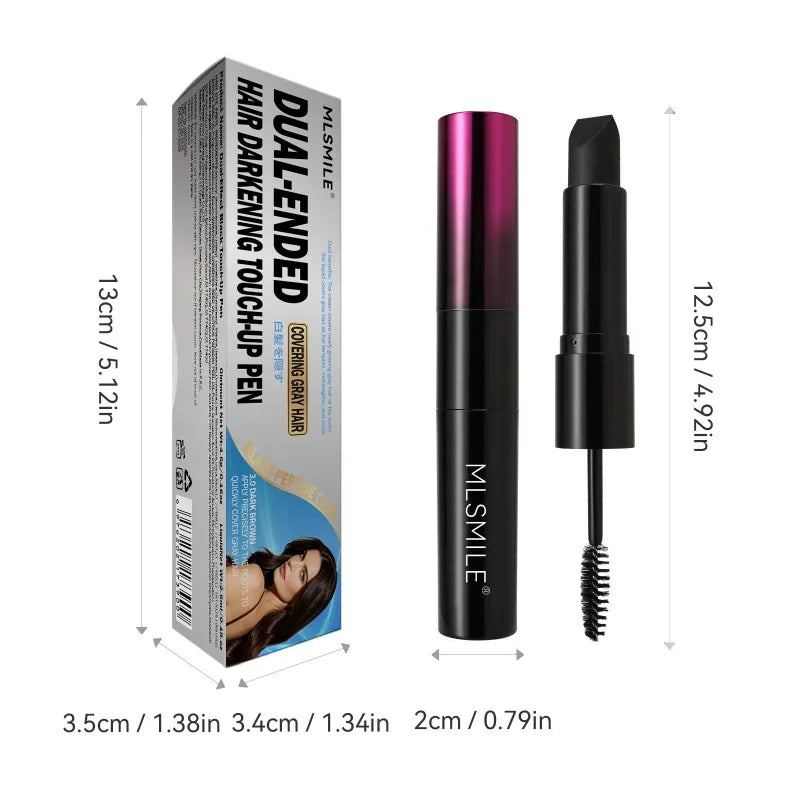 Temporary Hair Color Stick Gray Hair Cover Up Pen Waterproof Root Concealer Hairline White Strands Instant Coloring Makeup Tool HIP