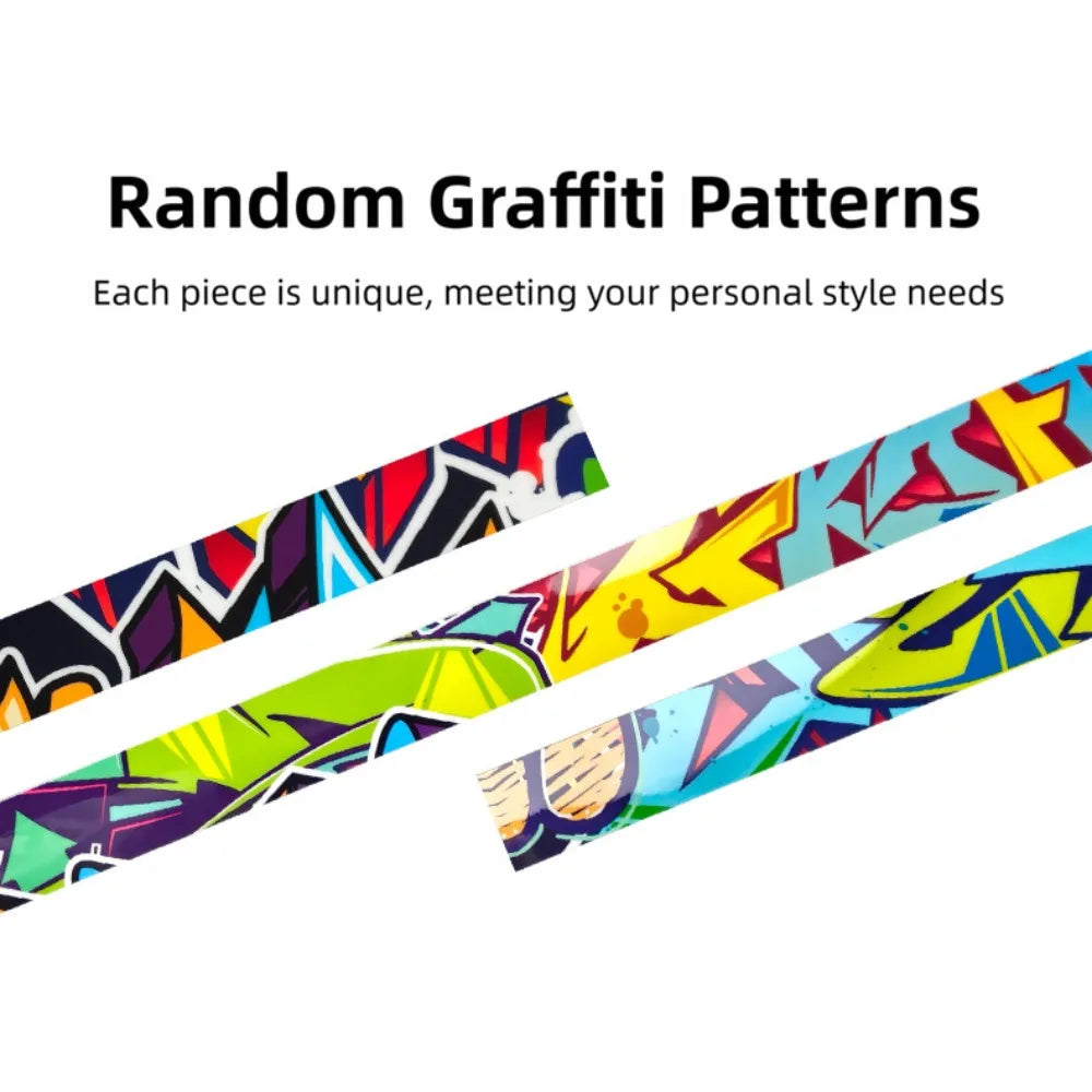Graffiti Pickleball Paddle Edge Tape – TPU Protective Sticker Paddle Edge Tape HIP Random One Color