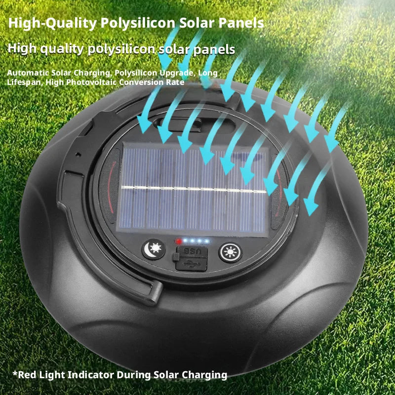ESMARTER Solar LED Camping Lantern – Portable Outdoor Light Solar LED Lantern HIP