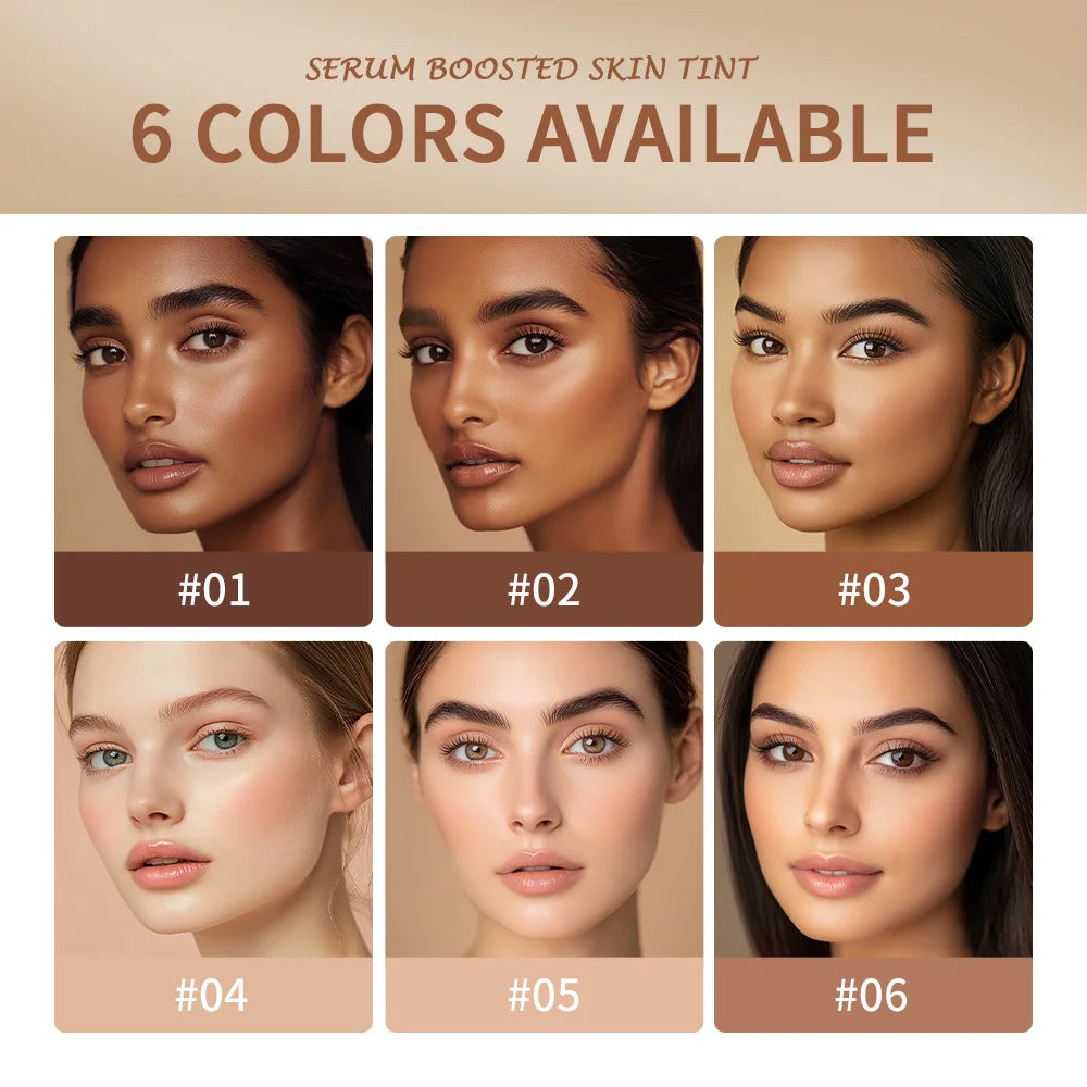 Long Lasting Oil Control Matte 2Pcs Cosmetic Kit Foundation Tint Stick With Makeup Sponge Waterproof Even Skin Tone Makeup Set HIP