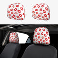 Hot Red Lips Car Headrest Covers – Universal Fit, Set of 2 Car Headrest Cover HIP 1