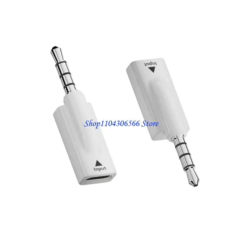 2-Pack 3.5mm to USB-C Headphone Adapter | Clear Audio Headphone Adapter HIP