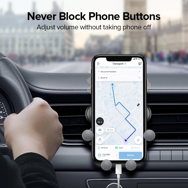 SEamopar Gravity Car Air Vent Phone Mount – Universal Fit Car Phone Mount HIP
