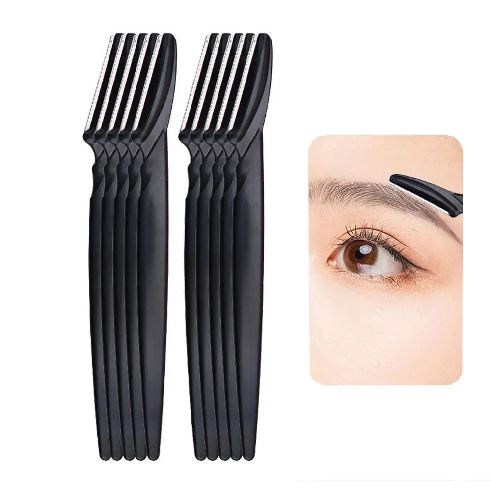 6/12 Pc Portable Eyebrow Trimmer Razors – Face Hair Remover Eyebrow Trimmer Razor HIP
