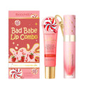 Lip Oil and Lip Stain Set Strawberry Flavor Watery Glossy Clear Lip Gel Hydrating Moisturizing Lip Gloss Women Lips Cosmetic Mak HIP strawberry 2pcs