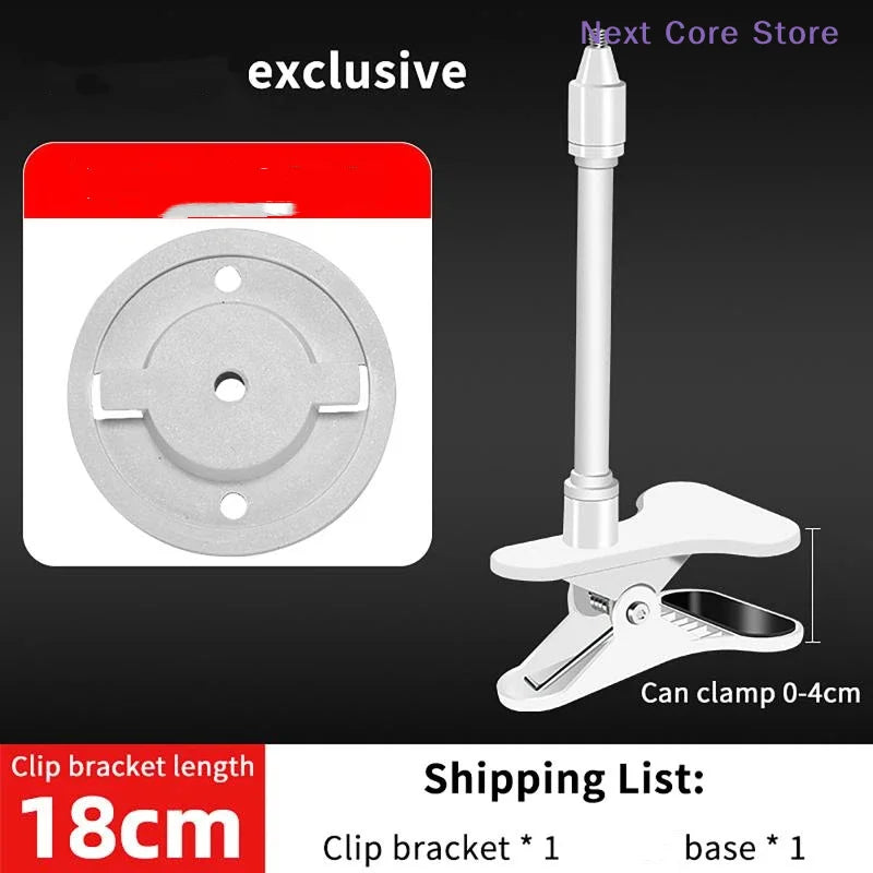No-Drill Clip-On Flexible Camera Mount Stand – Universal Fit Camera Clip Mount HIP