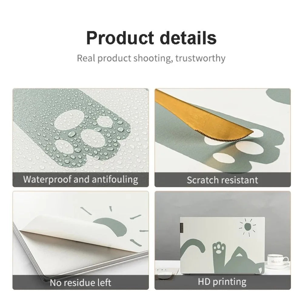 DIY Waterproof Laptop Skin Sticker – PVC Cover for MacBook/HP/Dell Laptop Skin Sticker HIP