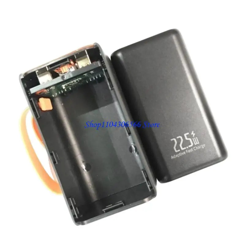 22.5W Fast Charging Power Bank Case for 21700 Cells Power Bank Case HIP