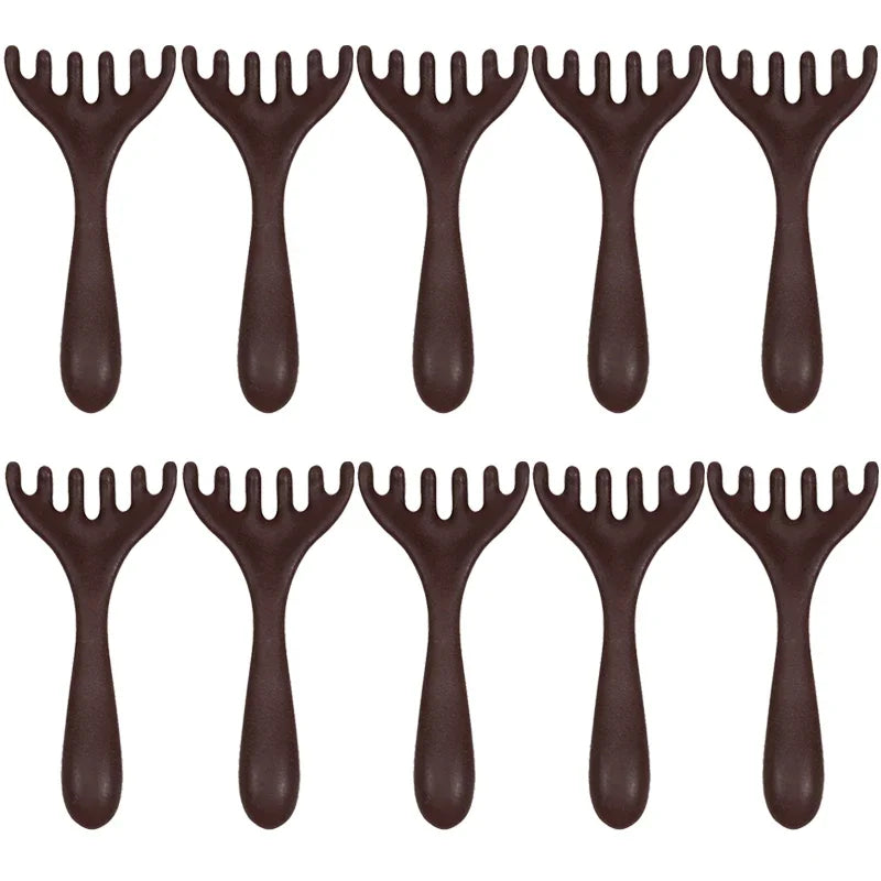 Anti-Static 6-Claw Head Massager Gua Sha Scalp Comb Scalp Massage Comb HIP C731-A-10pcs
