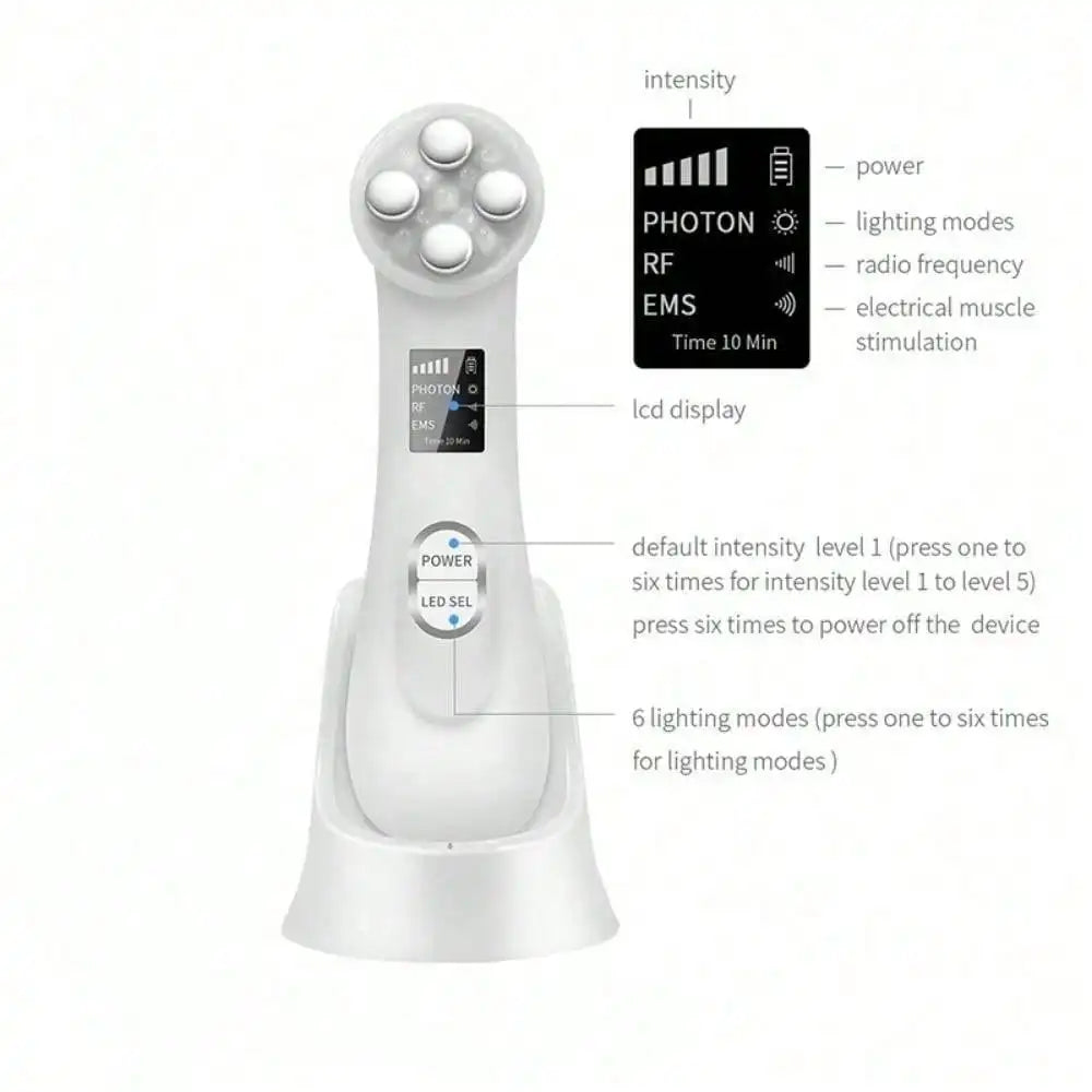 Mini LED Photon Skin Rejuvenation Wand | USB Rechargeable LED Skin Care Wand HIP